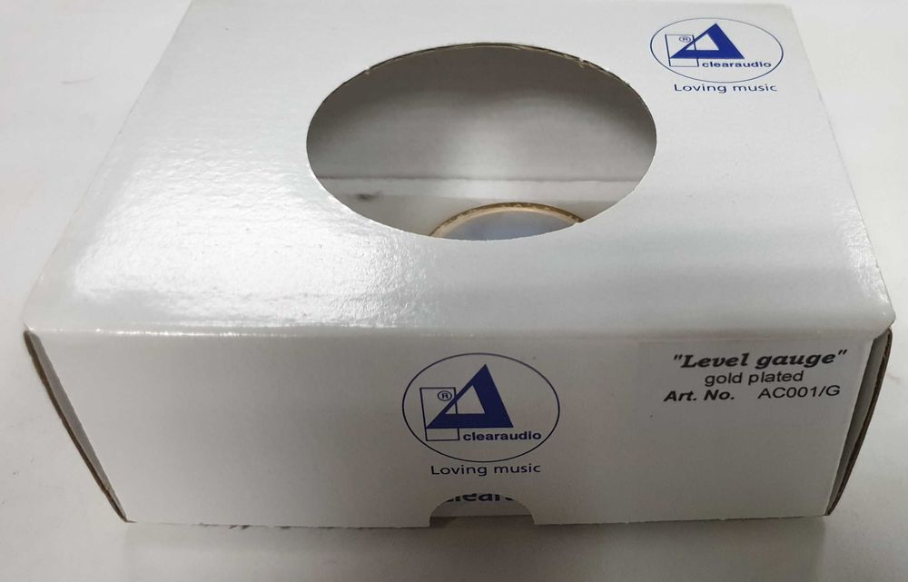 Позолоченный (24 карата) уровень "CLEARAUDIO Level Gauge" виниловый