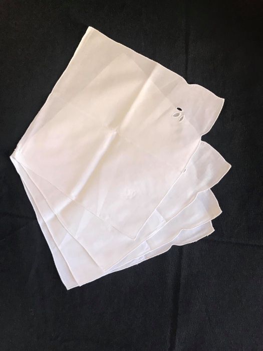 Toalha de chá + 4 Guardanapos (Linho)