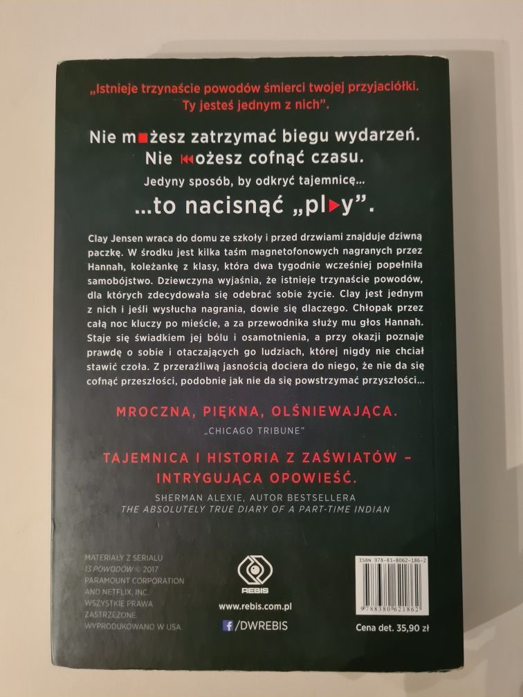 13 powodów - Jay Asher