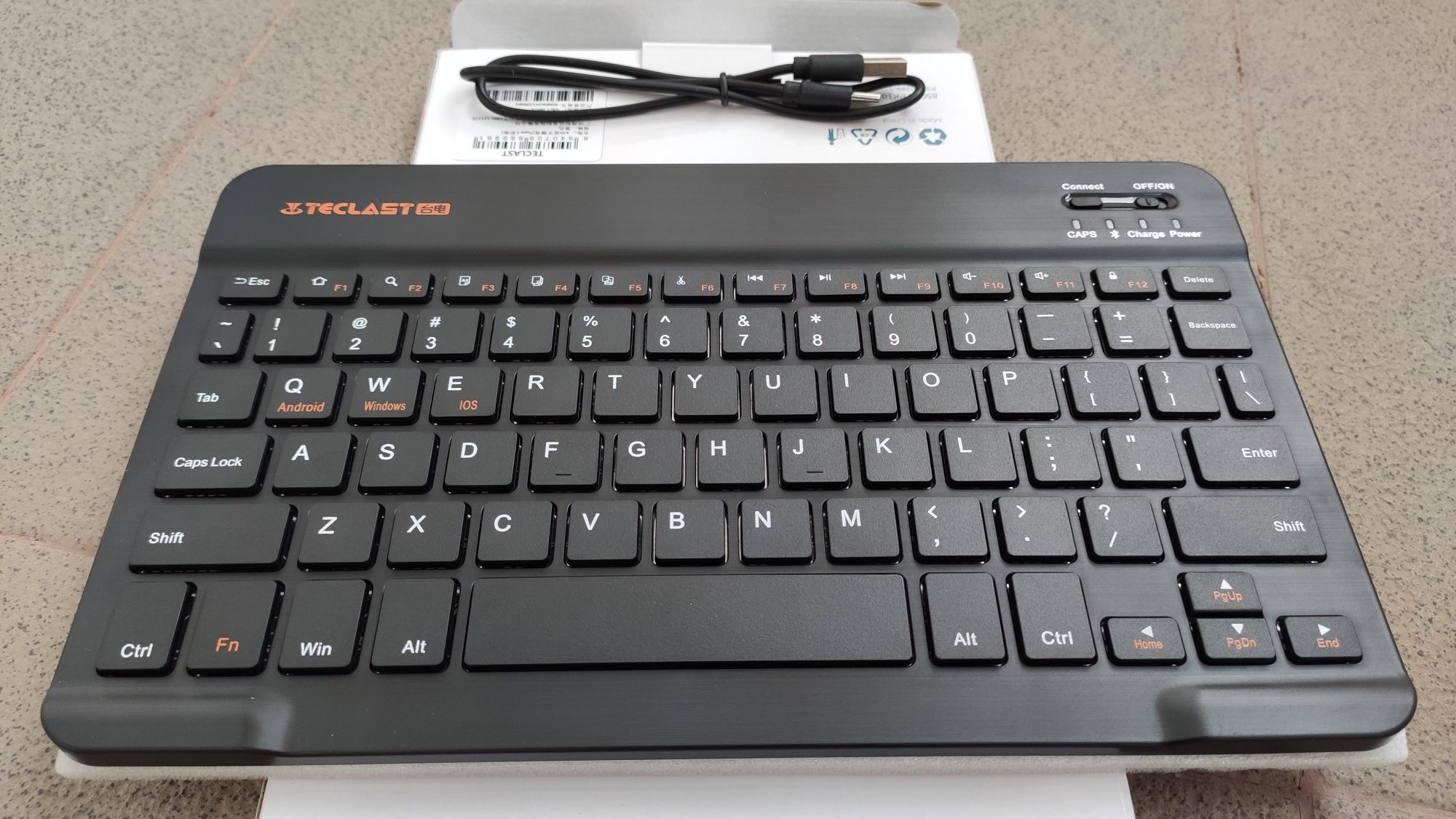НОВА! Бездротова Bluetooth клавіатура TECLAST K10 для  планшета.