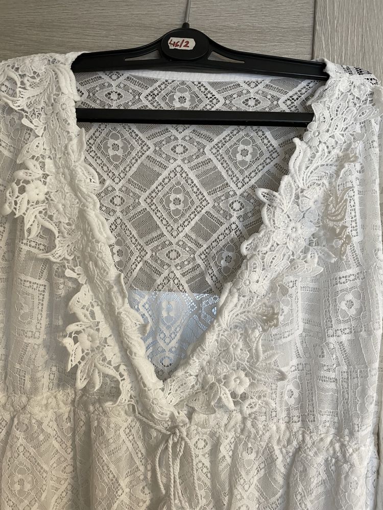 Sukienka biała Boho