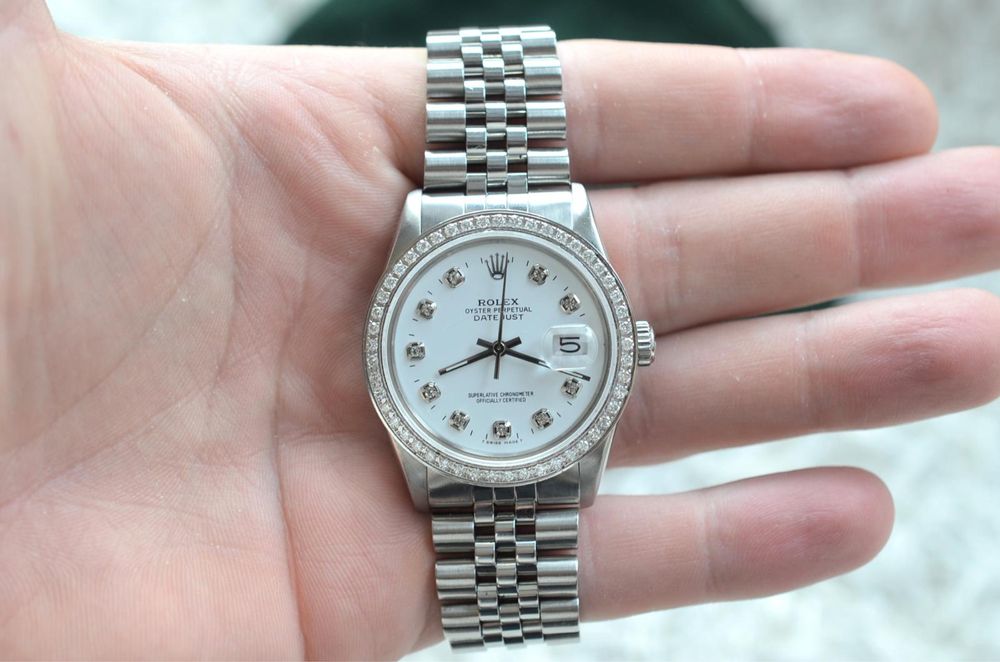 Rolex Datejust 16030 diamenty 36mm icet