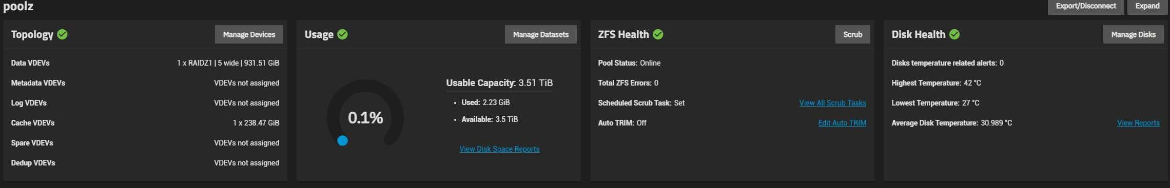 Serwer NAS SSD NVMe, TrueNAS