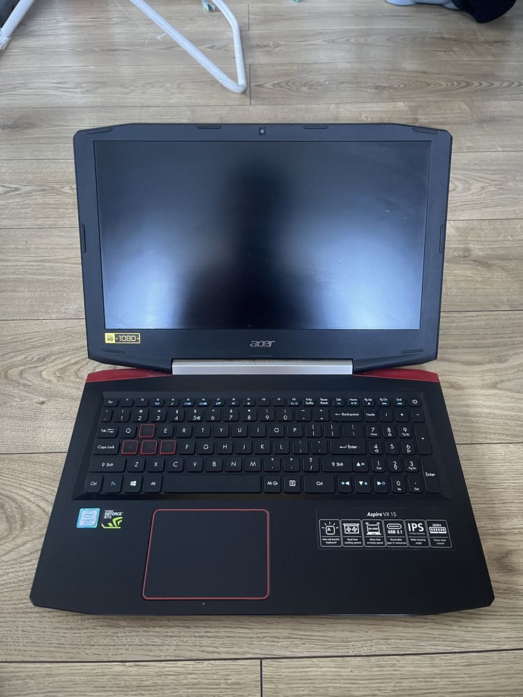 Laptop gamingowy Acer Aspire VX 15 16gb ram gtx 1050
