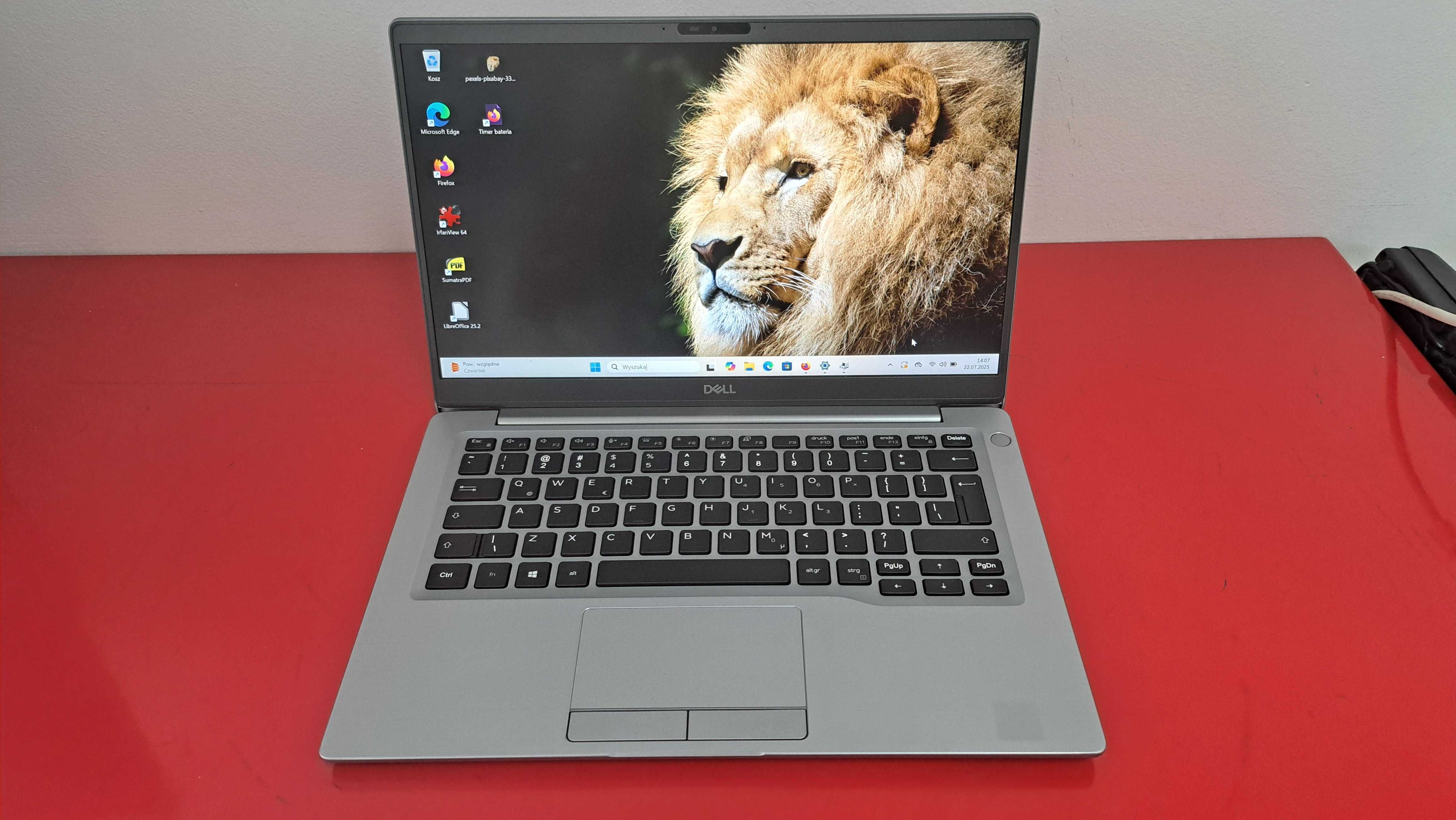 Elegancki Dell Latitude 7400 14" i5-8gen 16GB 256SSD IPS FHD Klasa A