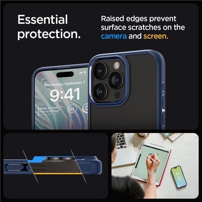 Etui Spigen Ultra Hybrid Navy Blue do Iphone 15 Pro