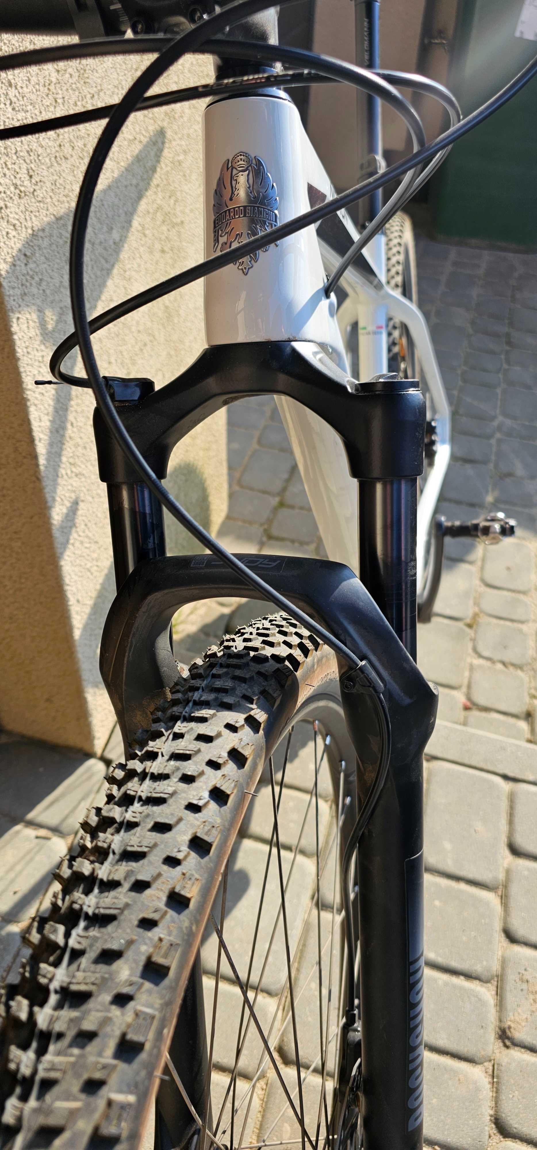 Rower karbonowy MTB Bianchi Nitron 29'' 9.4  1x12 przebieg 100km