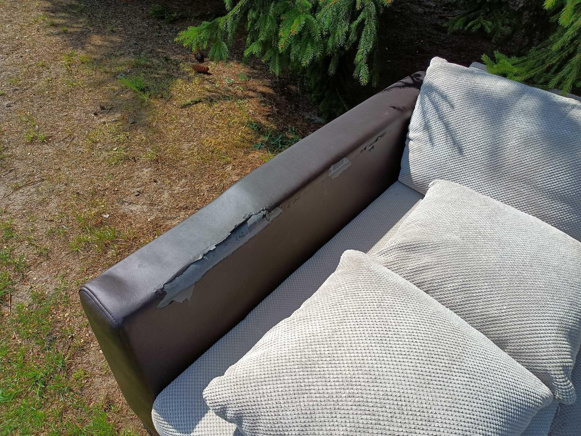 Narożnik kanapa sofa wersalka z funkcją spania zadbana