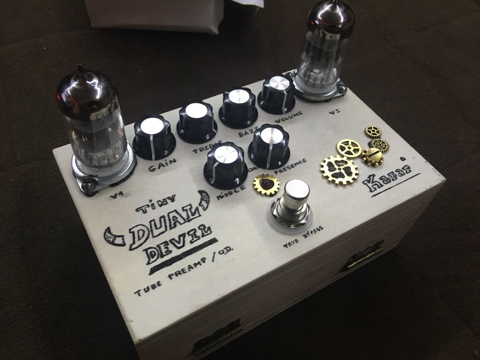 Efekt gitarowy lampowy Kafar TINY DUAL DEVIL preamp/overdrive
