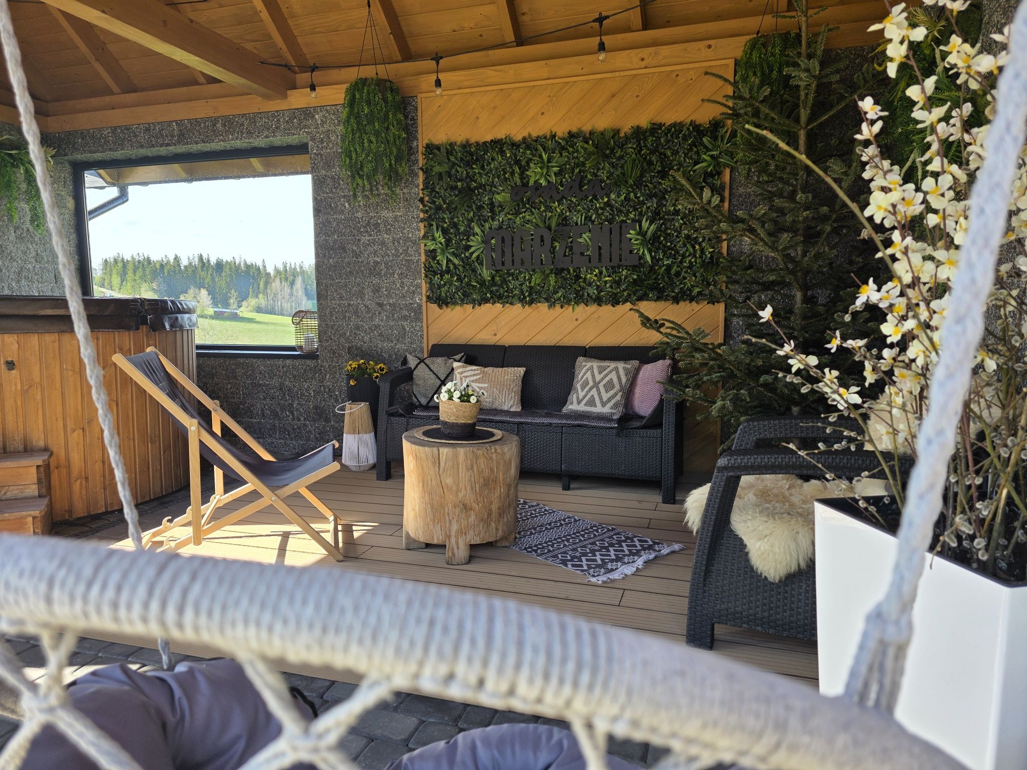 Domki do wynajęcia,jacuzzi,sauna,sala zabaw,widoki k/Zakopane