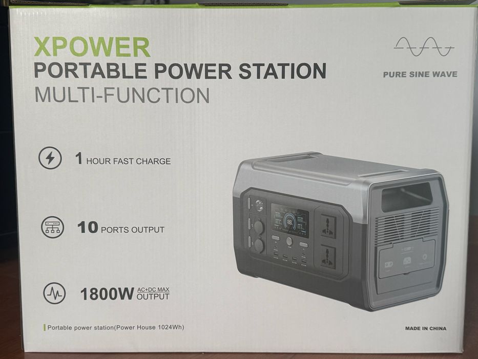 Портативна станція CTOLITY XPower 1000  1800W 1024Wh LiFePo4 ДБЖ