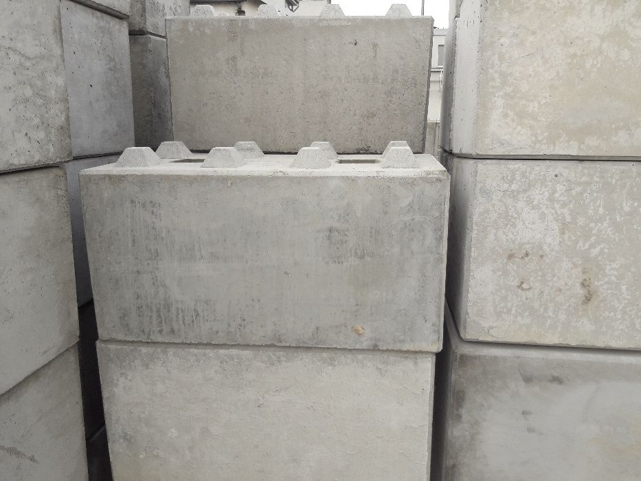 BLOK BETONOWY 180cm, 120cm, 60cm, Mur Oporowy, KLOCEK Oporowy, Zasieki