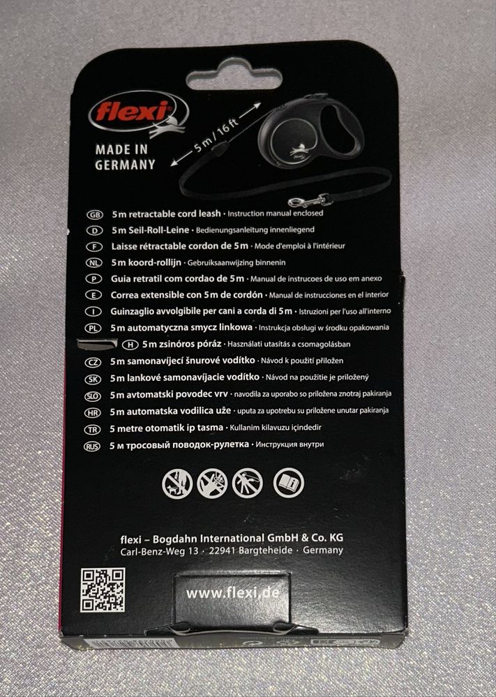 Flexi Smycz automatyczna linkowa 5m do 12kg