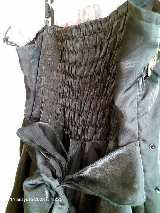 Нарядное вечернее платье-сарафан