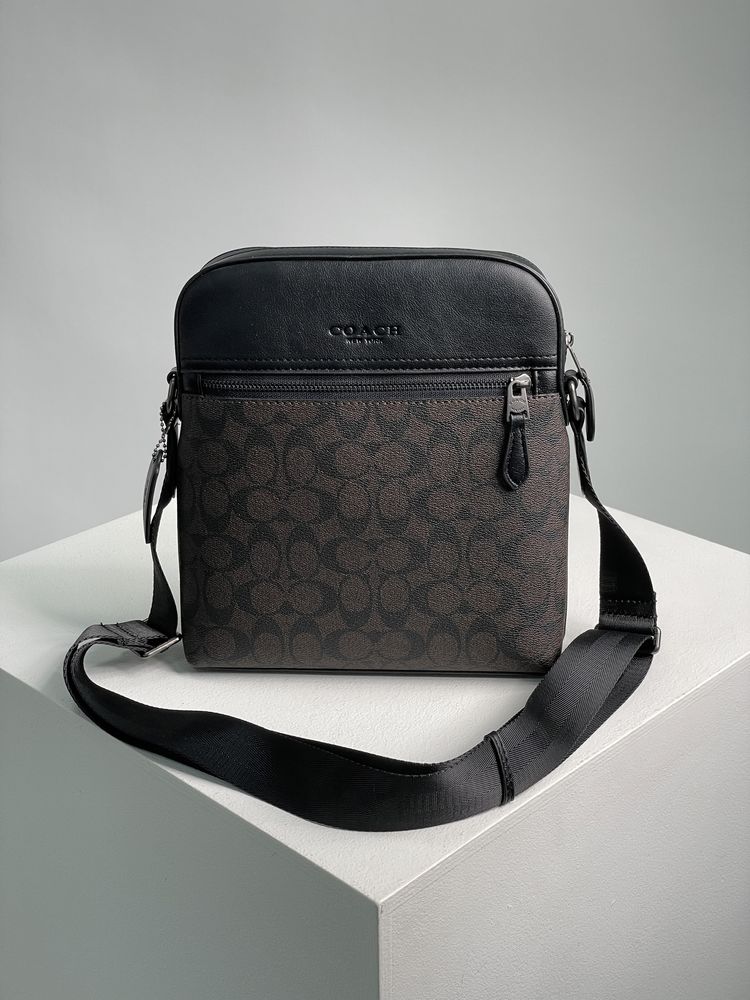 Мужская сумка Coach чоловіча сумка месенджер барсетка слінг планшетка