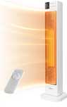 Midea NTH20-22GR(WH) Energooszczędny, cichy termowentylator z pilotem