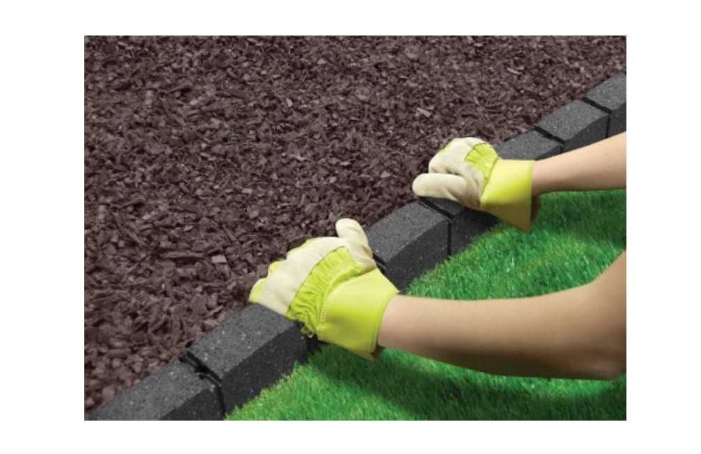 Obrzeże Trawnikowe ECO + 4 szpilki GUMOWE palisada ogrodowa krawężnik