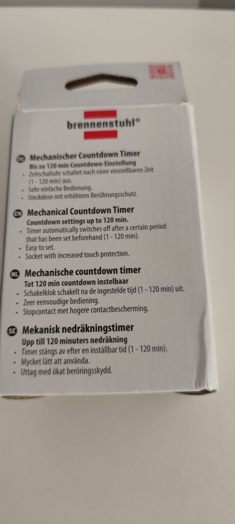 Brennenstuhl Mechanischer Countdown Timer MC 120 grau
