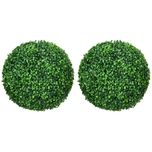 2x kula bukszpanowa, sztuczny bukszpan 40cm HOMCOM roślina ogrodowa