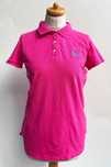 Koszulka Polo Różowa Tommy Hilfiger XL American Brand Bluzka