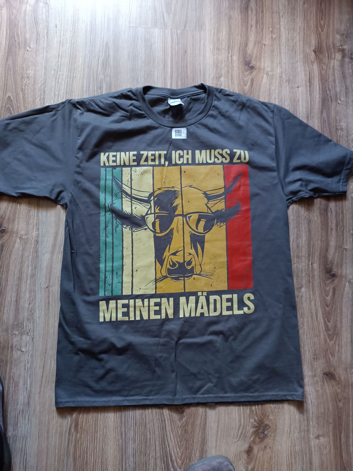 T shirt męski nowy krowa