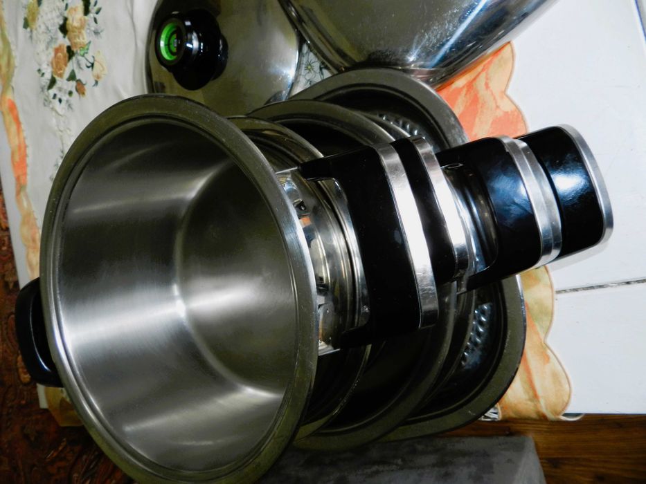 Zestaw garnków AMC pokrywa szybkowarowa oszczędność energii 80 %