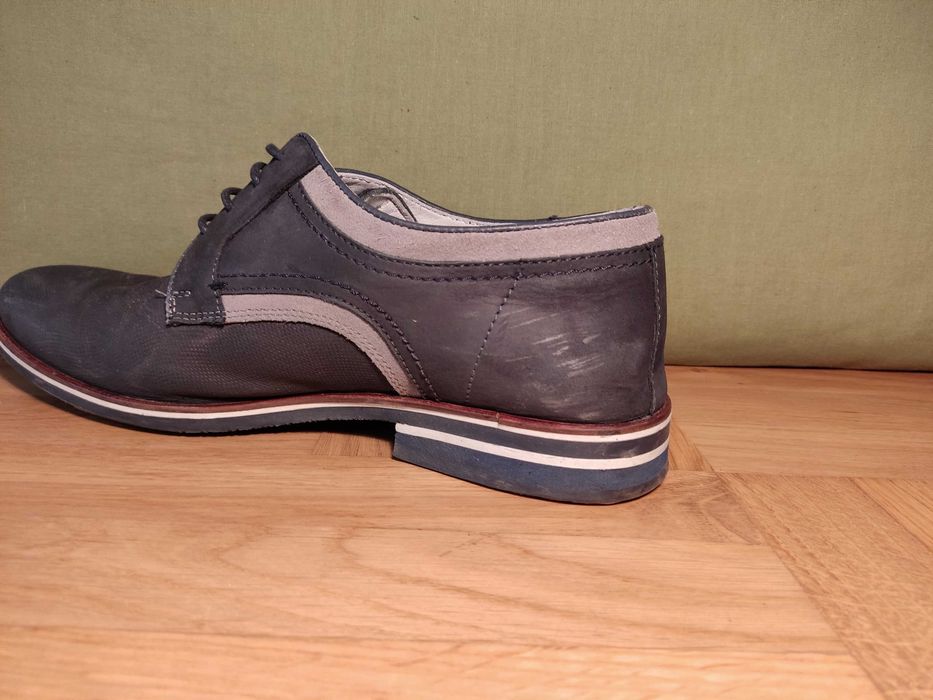 Eleganckie buty skórzane, KEN, 42