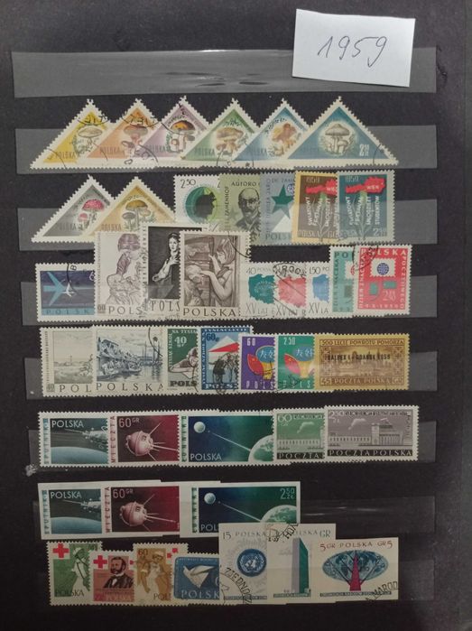 znaczki polskie - rocznik 1959