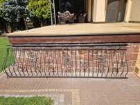 Balustrada tarasowa/balkonowa, kuta stal, elementy