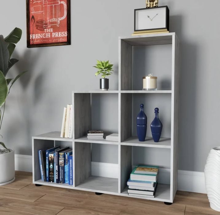 Стелаж Гірка Полиця для дому в офіс Стеллаж Полка в спальню для книг