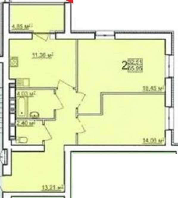 ЖК ПОБЕДЫ  2-комн квартира 66м2 в Новострое с документами MV