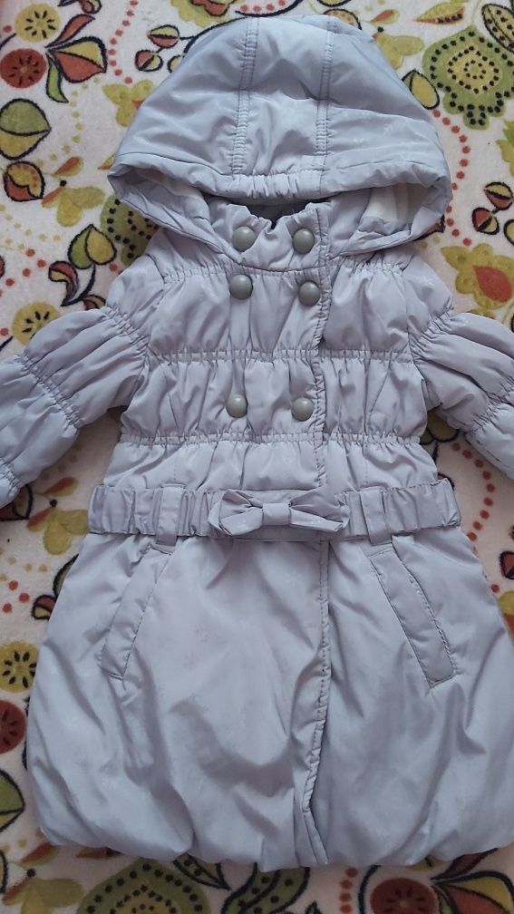 Зимняя куртка на девочку-р.98-104