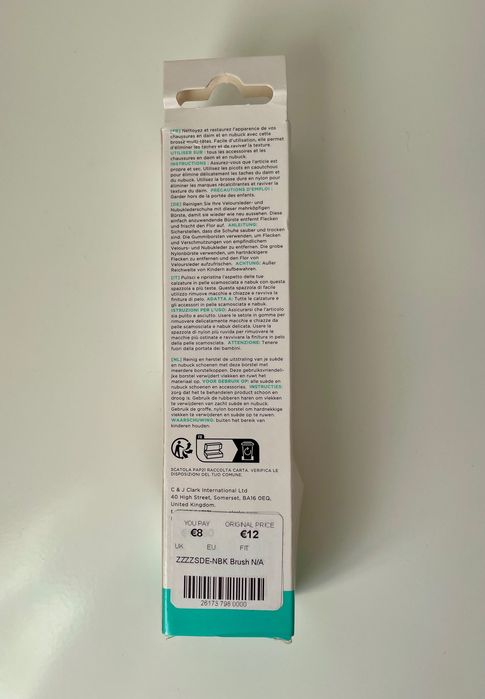 Escova de limpeza para camurças