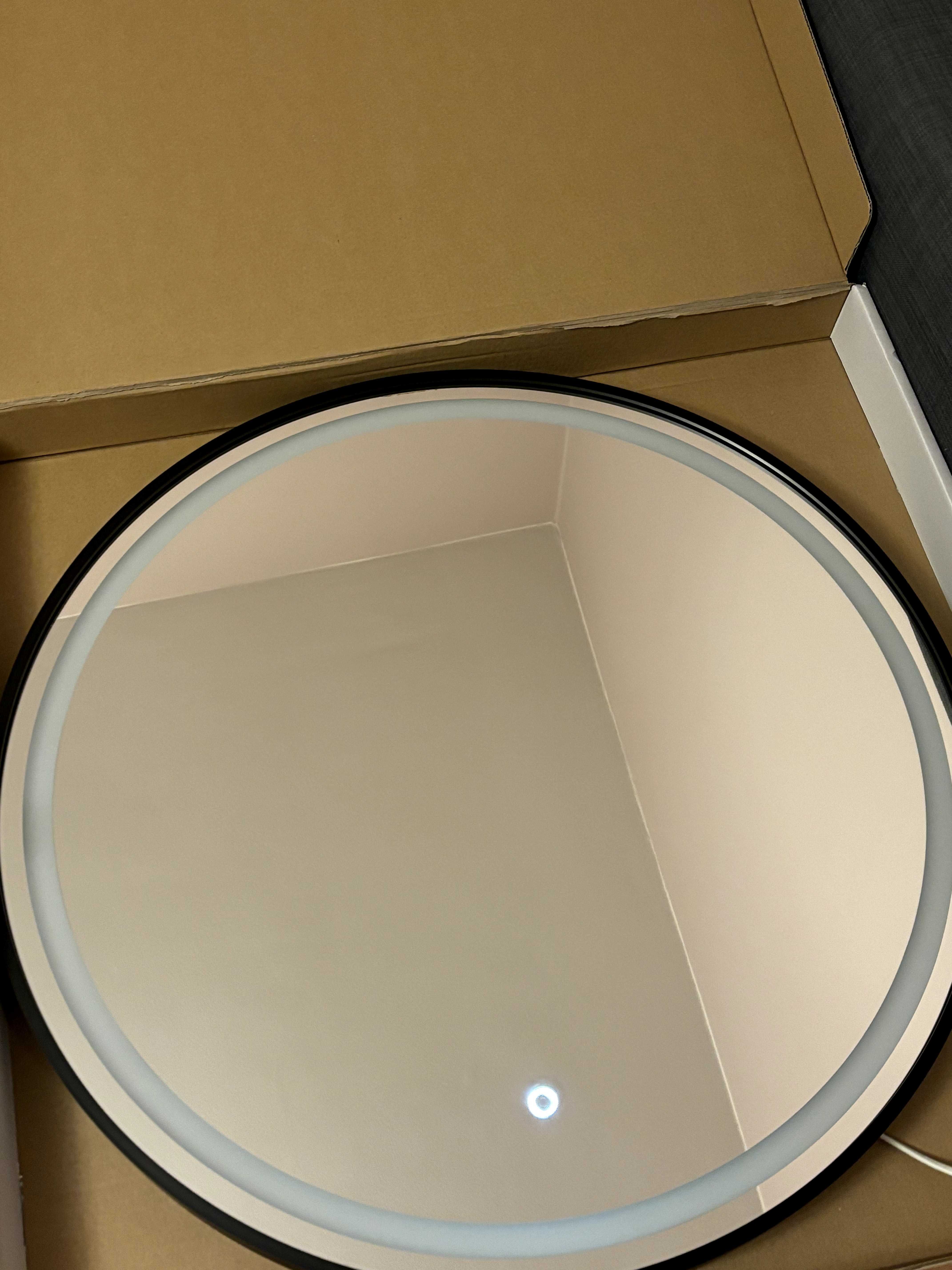 Nowe lustro łazienkowe LED podświetlane aluminiowa rama
