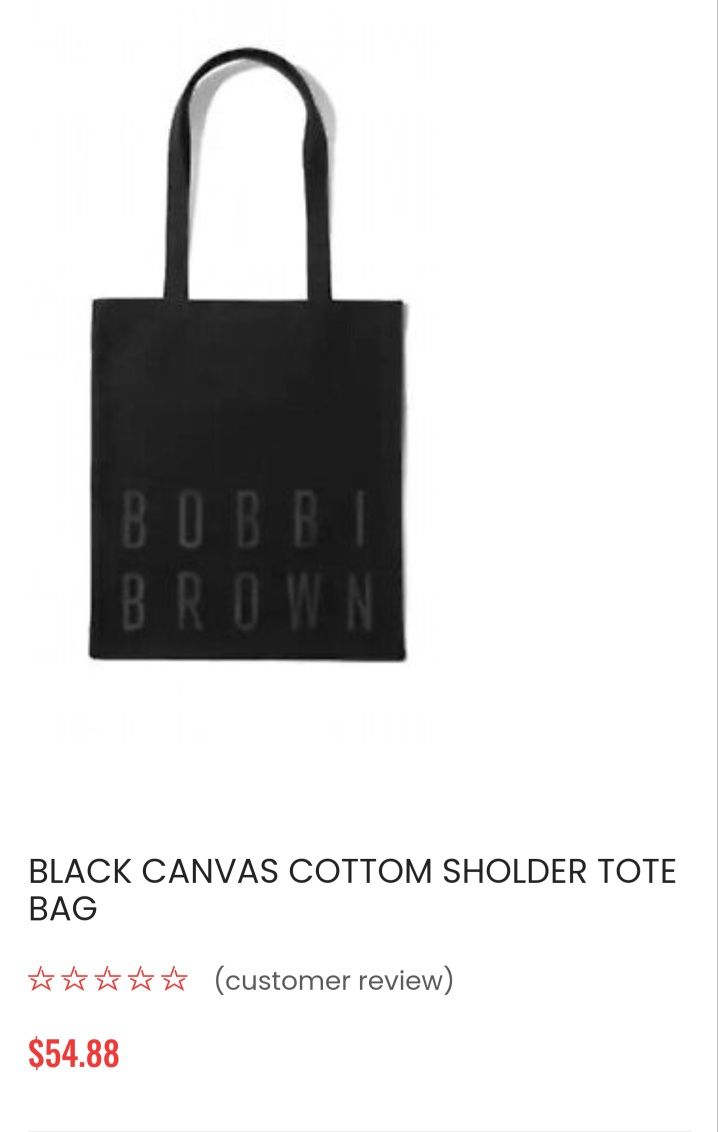 Bobbi Brown Tote Bag torba shopper shopperbag
