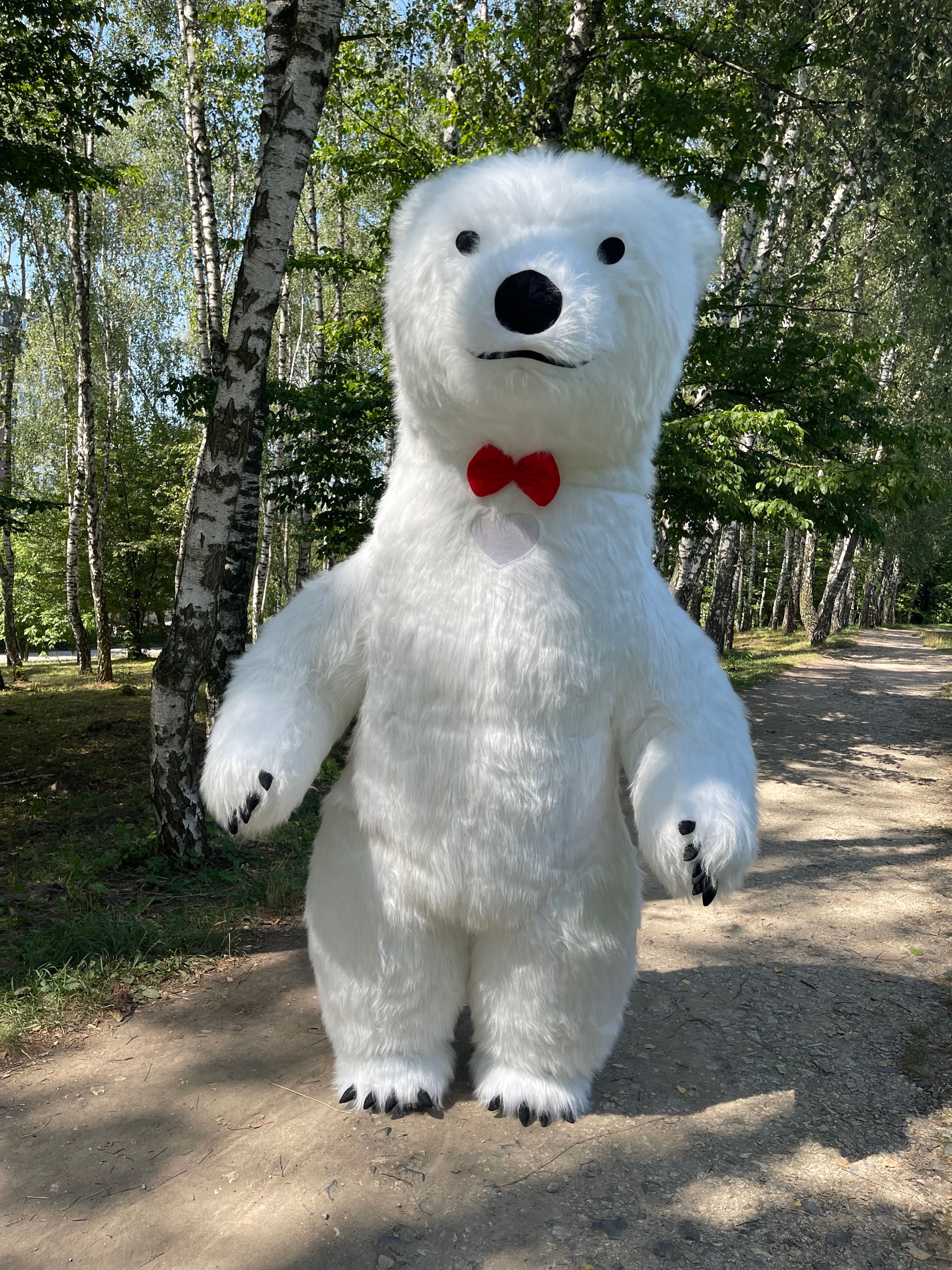 Привітання ведмедя Сніжка, аніматори Тернопіль