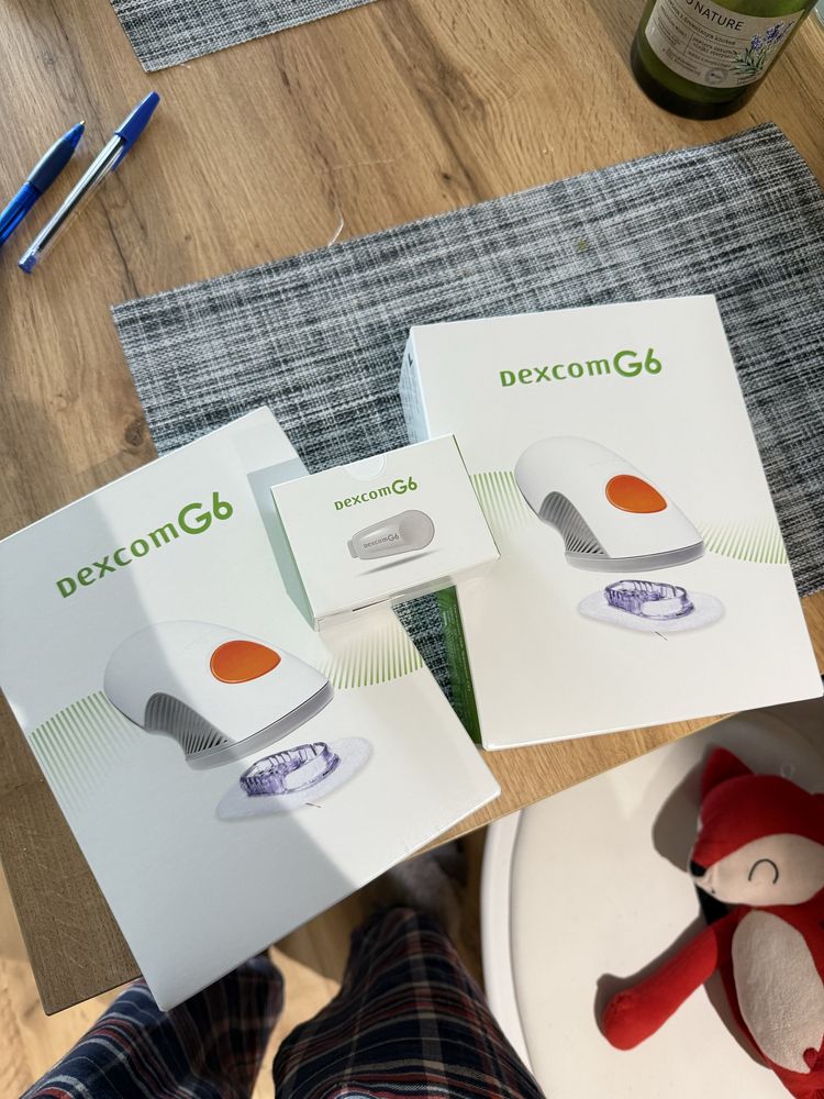 Dexcom g6 6 sensorów +transmiter NOWY