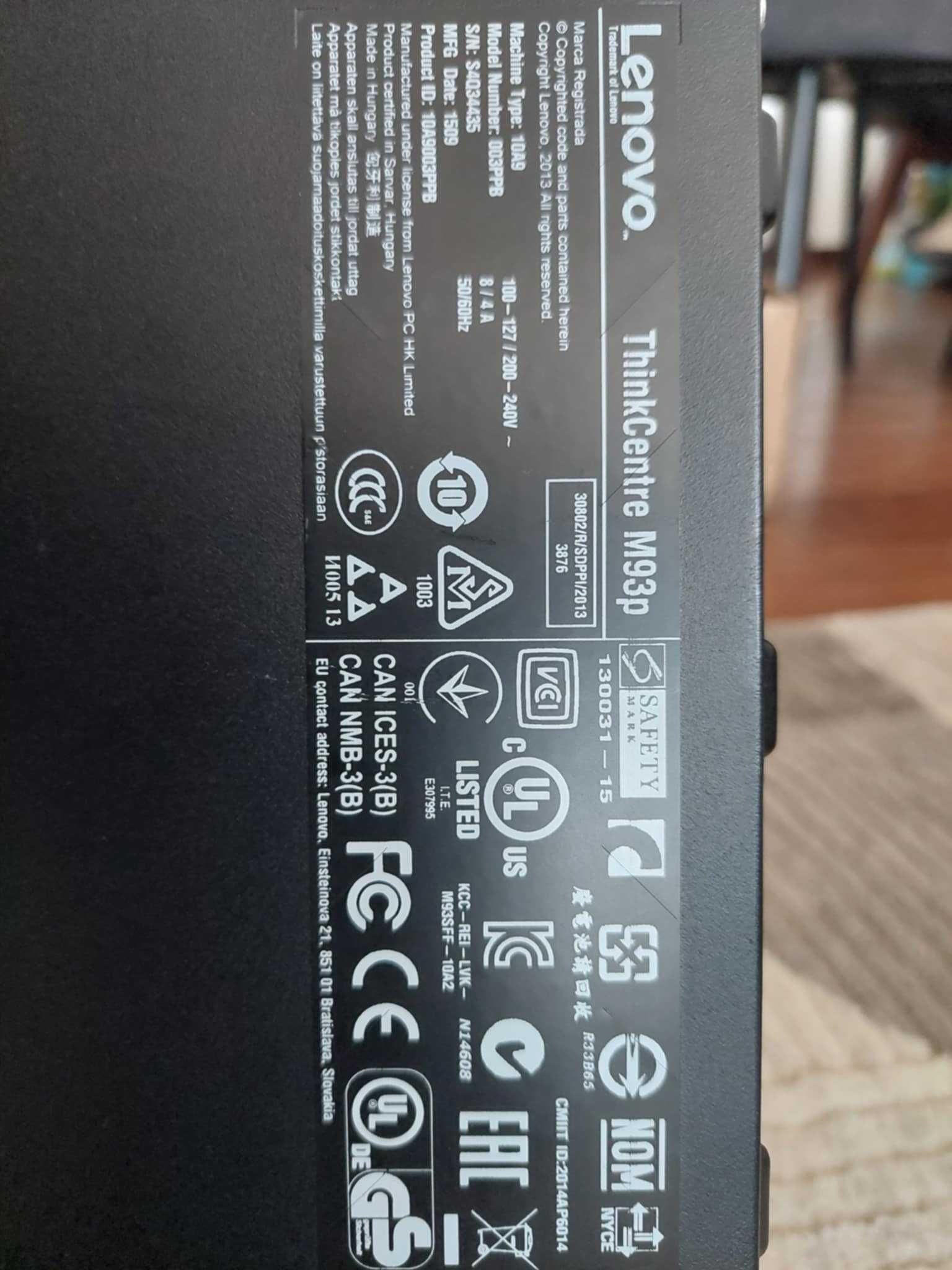 Komputer stacjonarny Lenovo ThinkCenter M93g