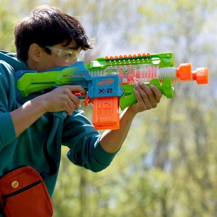 Karabin NERF Elite 2.0 Double Punch USZKODZONY BRAK STRZAŁEK