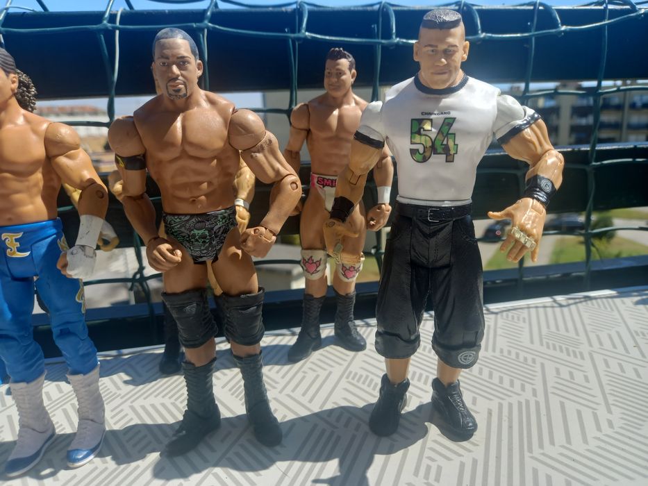 Conj 6 figuras WWE
