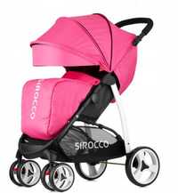Wózek spacerowy sirocco różowy