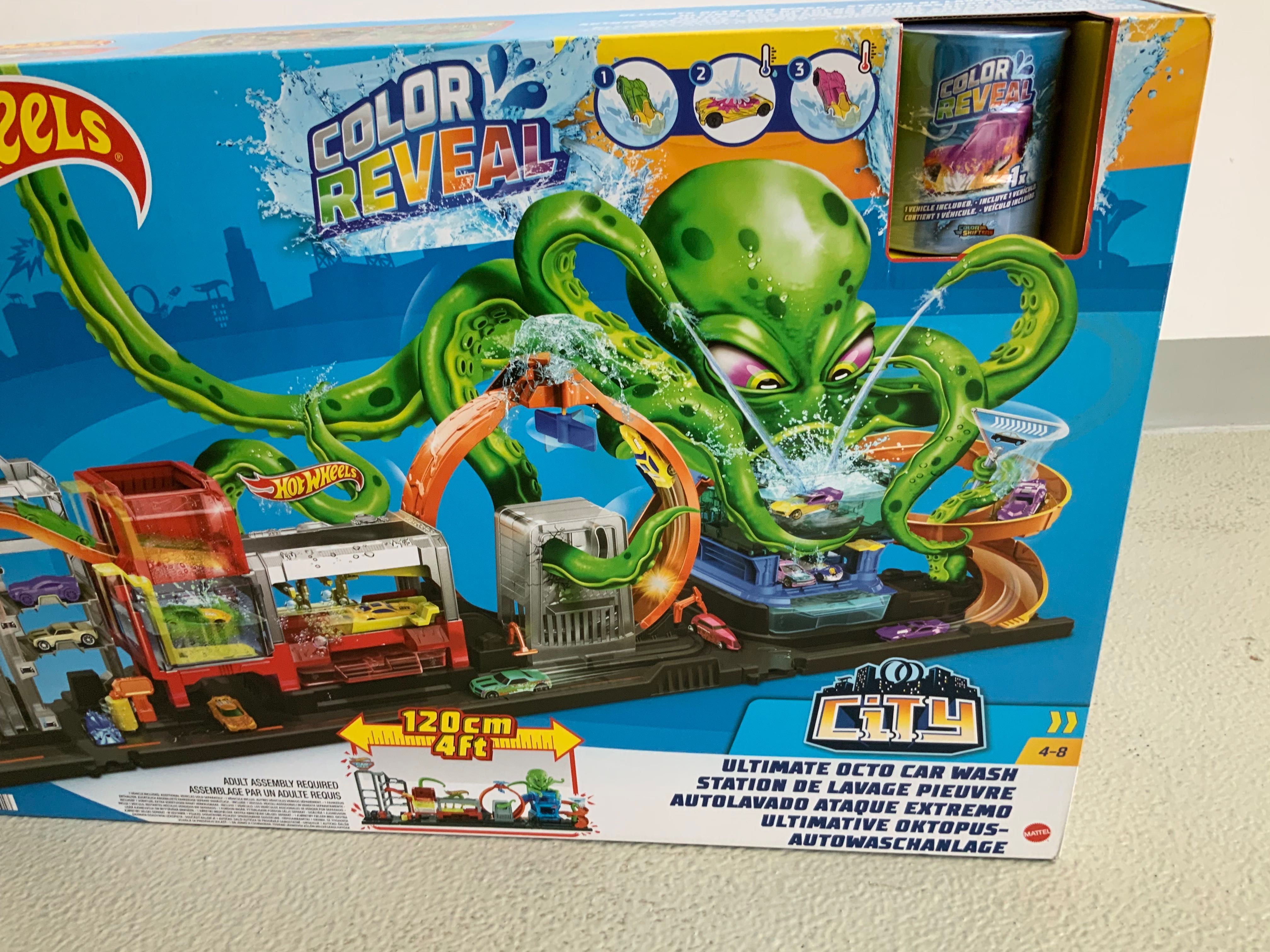Hot Wheels City megamyjnia atak ośmiornicy ośmiornica