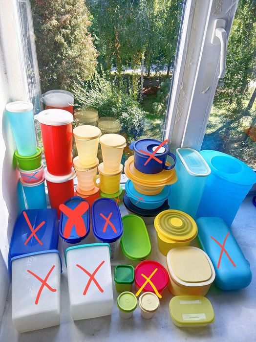 Екологічний Tupperware посуд. Дуже багато в наявності. Від 100 грн