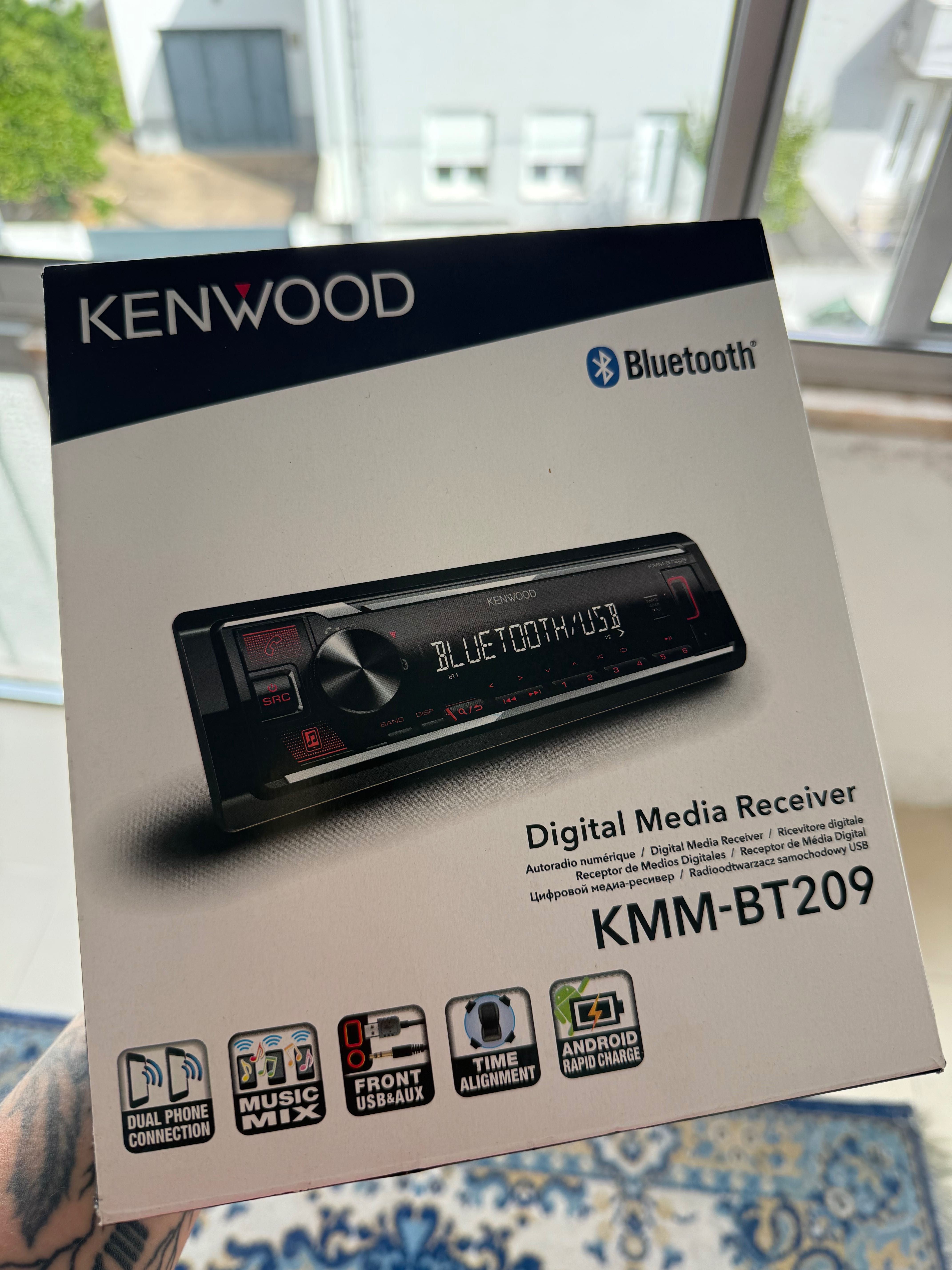 Rádio Bluetooth para carro