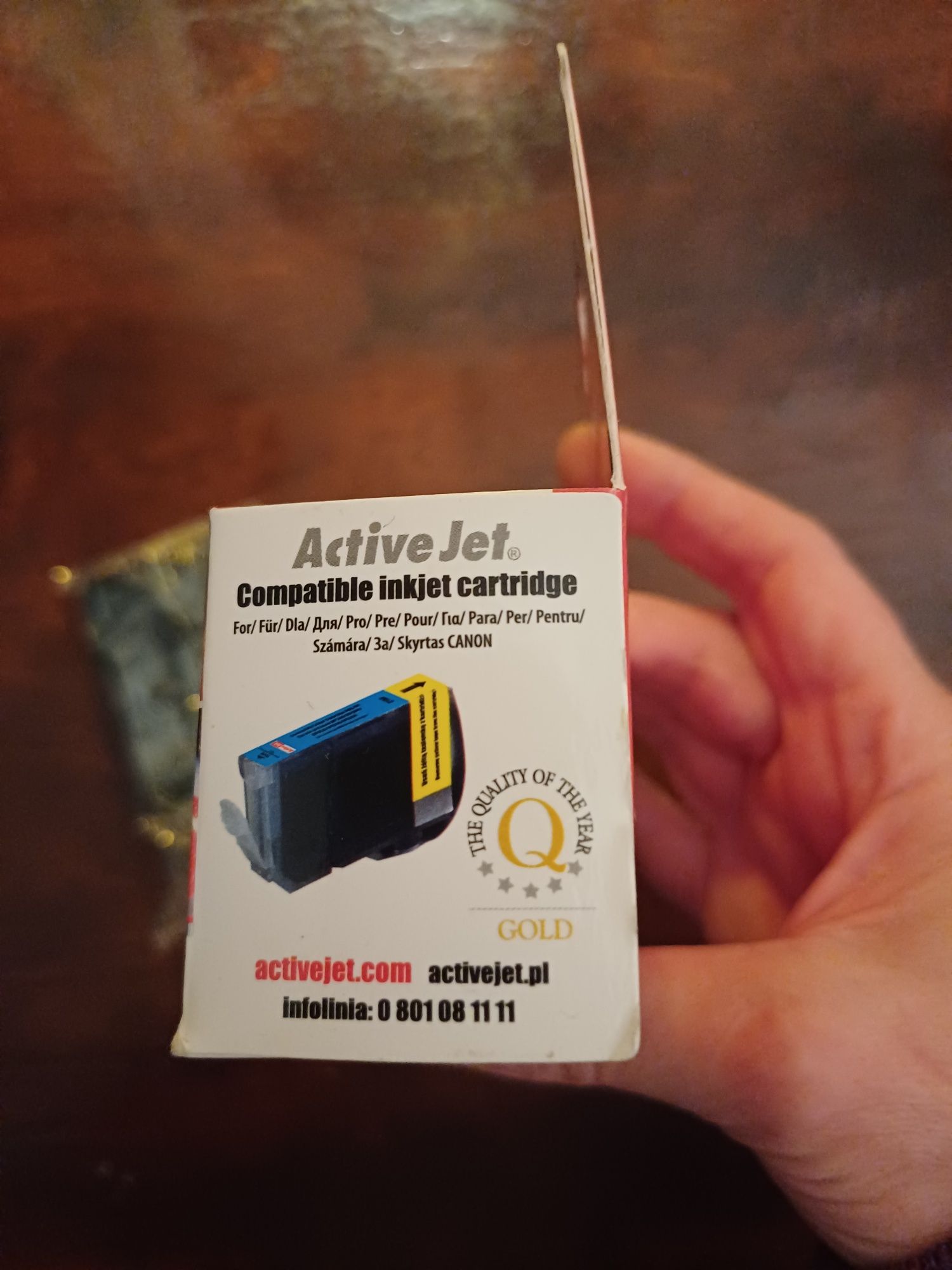 Tusz TUSZ czarny ActiveJet do drukarki Canon (CLI-8C)