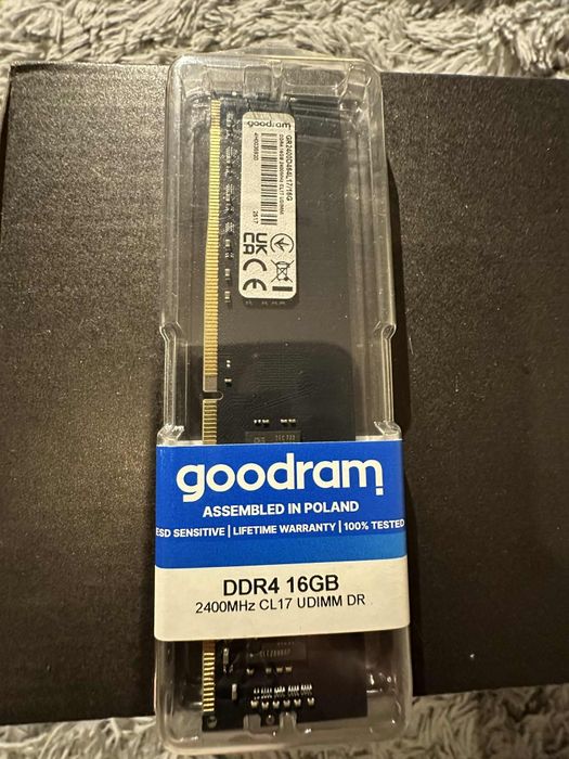 Pamięć Ram DDR4 1x16GB 2400Mhz CL 17 UDIMM DR