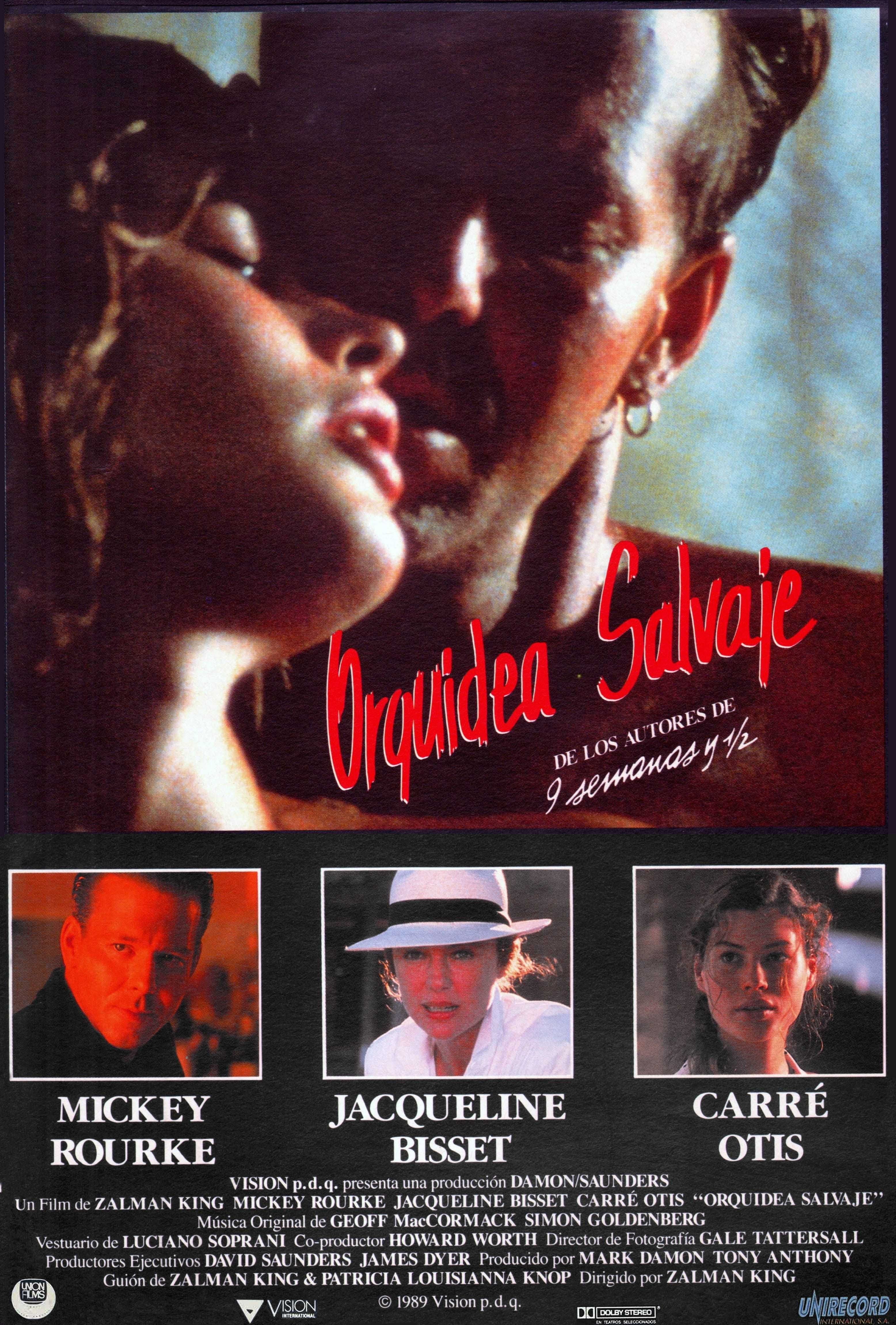 ORQUÍDEA SELVAGEM (Mickey Rourke/Carré Otis) NOVO Selado