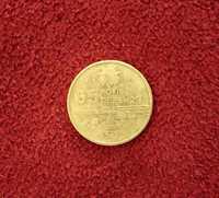 Монета номиналом 1 гривна "65 років Перемоги" 2010г.
