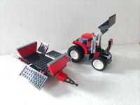 Klocki LEGO traktor przyczepa farma