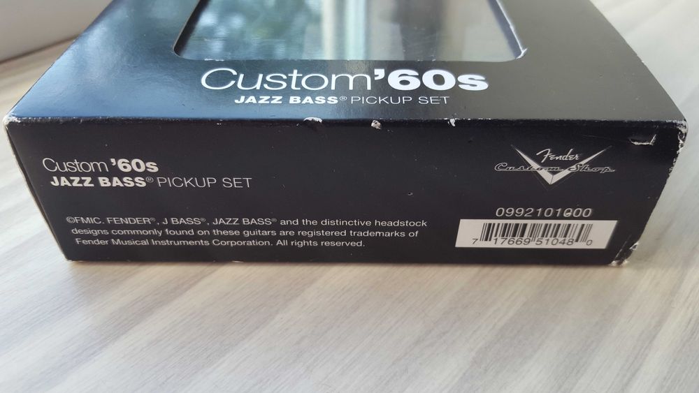 Fender custom shop 60's jazz bass pickups, USA.